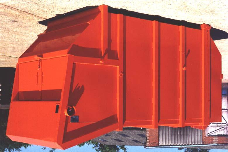 14 CU YD SKIP LIFT PORTABLE A Portable Compactor is an integrated compactor and container which is loaded through double doors and is fitted with simple on/off push button controls.