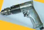 DRILLS 10mm Air Drill - Keyless Chuck Keyless Jacobs chuck for fast and easy bit changes Reversible to assist