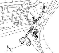 7. Plug in the V3 harness white 1P connector to the vehicle harness white 1P connector. (Fig. E 7) 1P (White) 8.