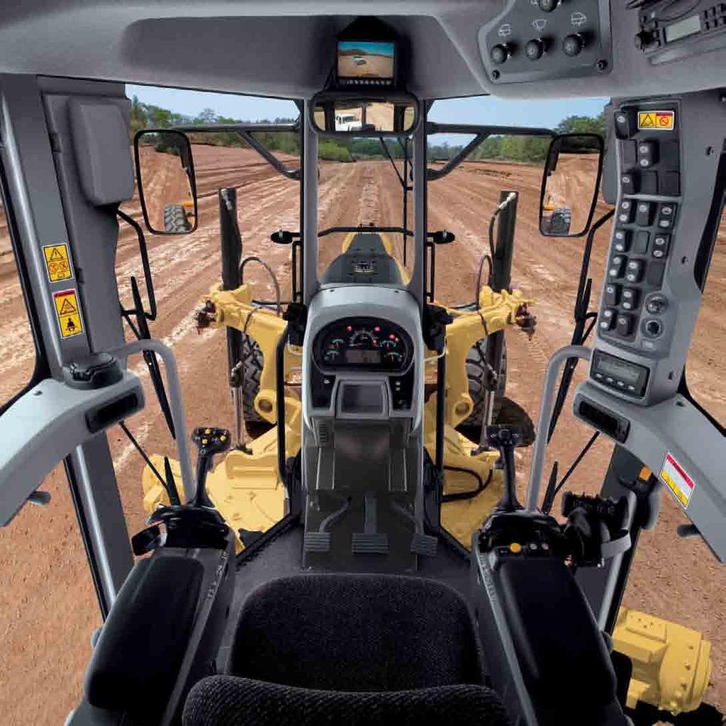Operator Station The 14M features a revolutionary cab design that provides unmatched