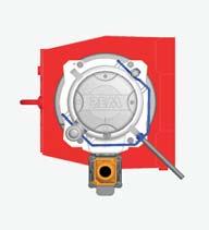 If CM motors are combined with PSF/PS/PSE planetary gear units, only position 27 is possible.