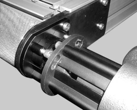 Side Mount Drives 1) Temporarily support Gearmotor 2) Loosen the