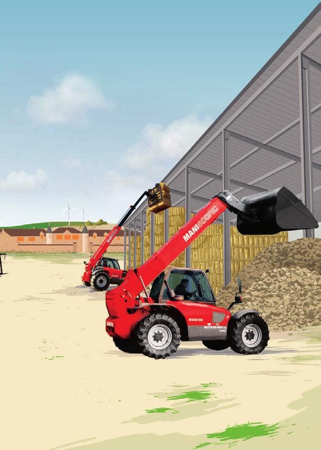 Thanks to its wide range of telescopic handlers and specific accessories, MANITOU can provide you with an effective handling solution specific to your needs to store, transport or feed