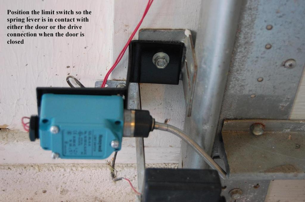 Route the power cord from the garage lift electrical box to the outlet used for the existing garage door opener.