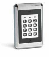 Keypads & Readers 9 Series Stand-Alone Keypads 9325 Keypad Accommodates up to 120 users EEPROM memory ensures programming remains intact when unit is not powered Secure access codes (4-8 digits)