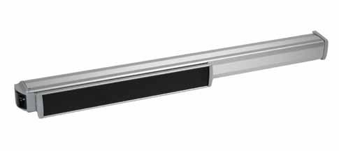 ......................... 83 Push Bar with No Latch 120 Series For use with electromagnetic locks.