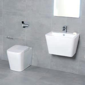 Wall Wall Hung Basin H 445 W 570 D 390 mm Suite Back To Wall Toilet H 410 W 360 D 570 mm