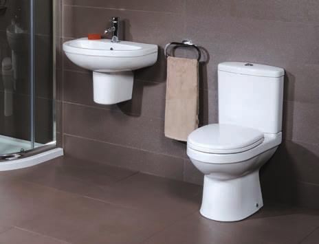 BATHROOM SUITES - Modern Dee The superbly designed Dee range brings you a stylish toilet and basin set that would look perfect in any modern bathroom.