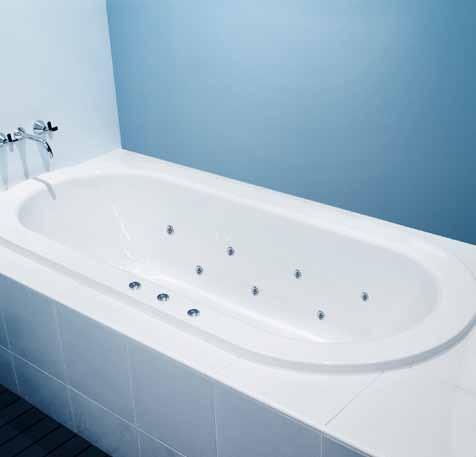 Caroma offers highly durable premium steel baths and contemporary styled acrylic baths.