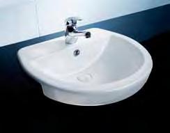 They can be fitted with wall or hob mounted tapware.