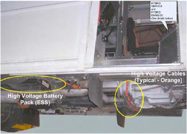 They are visible under the vehicle and in the engine compartment.