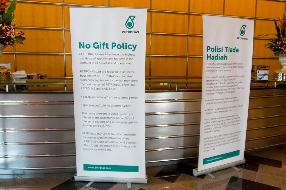 No Gift Policy pervasive campaign