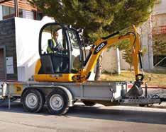 9 The machines have excellent load hold capability, which means their excavator