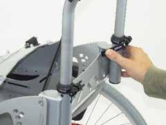 press on the push bar to ensure that they are securely located.