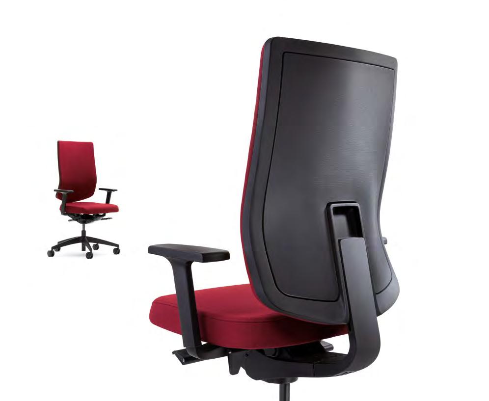 Unlimited backing. se:do owes its unique design and ergonomic feeling to the high backrest, which is available in two height-adjustable versions.