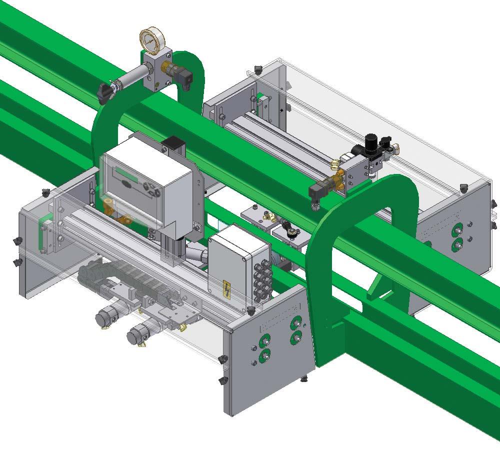 This system has been developed as well for overhead conveyors as for floor conveyors in the industry.