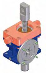 Screw jacks MA Series - ptins Trunnin munt Available fr bth screw jacks mdels: with travelling screw (Md. A) and with travelling nut (Md. B).