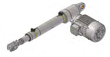 Linear actuatrs ATL Series with acme screw 7 sizes available lad capacity frm 4 kn t 80 kn linear