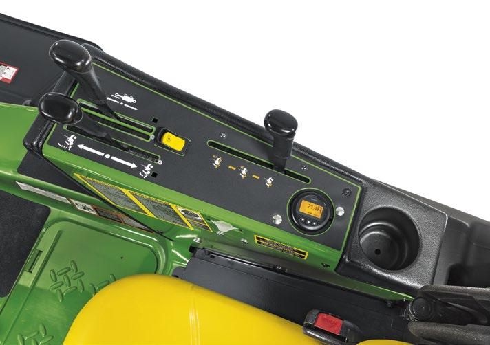 12 Front Rotary Mowers Features Intuitive, ergonomic