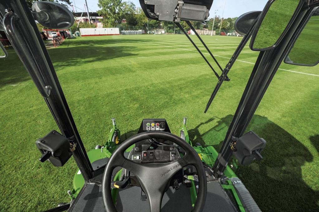 14 Front Rotary Mowers Comfort Cab A fully integrated cab solution which combines a range of innovative features to provide the operator with a premium environment in which to work.