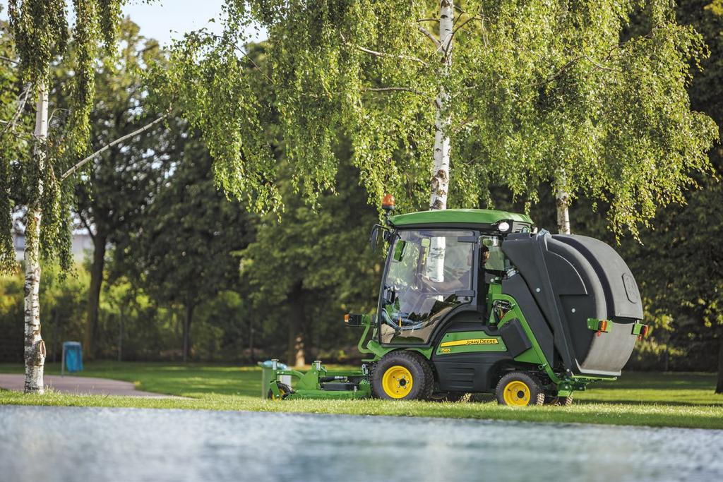 16 Front Rotary Mowers GLC1500 grass and leaf collection system The new GLC1500 collection system efficiently packs in material thanks to a powerful new