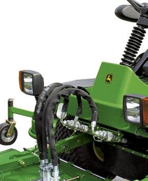 20 Wide-Area Rotary Mowers Experience the new John Deere comfort 1 Reach difficult spots