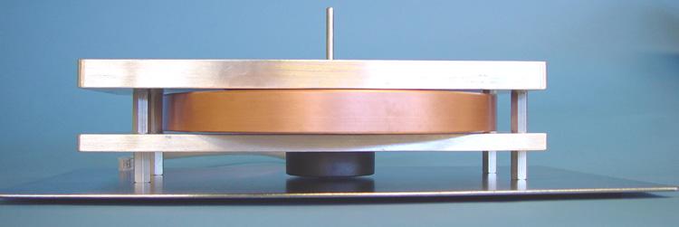 Encoder Figure 2. The rotary encoder for measuring angular velocity and position of the flywheel.