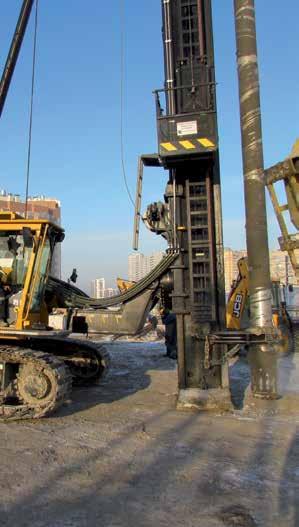 Especially when it comes to the installation of raked piles the PDS machines prove their point.