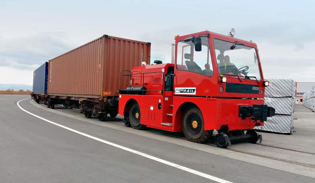 RAIL-ROAD SHUNTERS Smooth start thanks to continuous variable hydrostatic transmission. No friction clutch. Easy and economical service and maintenance.