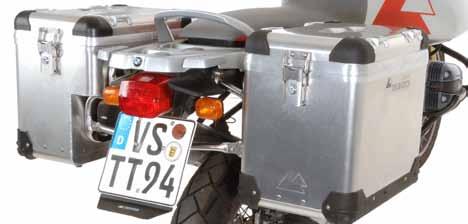 BMW R850/1100/1150GS 421 Zega Pro spezial system, premounted, frame stainless steel, BMW R 1150/1100/850 GSOur favourite special system with Zega Pro cases.
