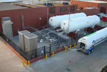 LNG Stations Types of stations 6,000 gallon LNG system 15,000 gallon LNG system 20,000 gallon LNG system L/CNG Station Fuels both LNG and CNG vehicles Clean Energy LNG fueling services Complete fuel