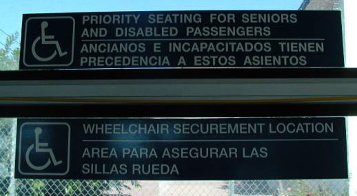 Priority Seating The Operator must politely ask ablebodied passengers occupying seats in the
