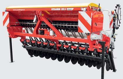 VITASEM A VITASEM A CLASSIC VITASEM ADD Mechanical implement-mounted In the field the weight of the seed drill acts directly on the rear roller.
