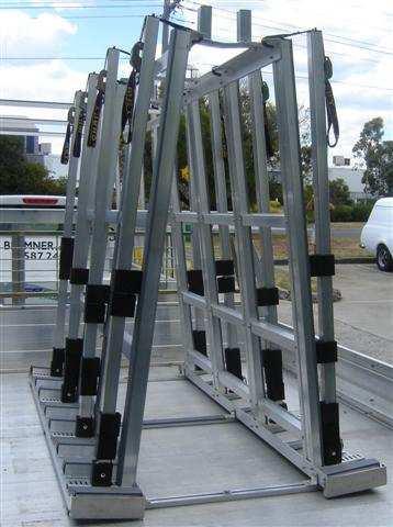2M x 1.4M AFRAME Our flat deck mount AFrames as shown here are a prefect addition to any flat deck ute, pick up or trailer. This 2M long x 1.