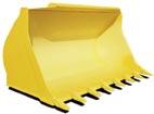 Earthmoving bucket The earthmoving bucket with a one-piece bucket bottom is suited both for earthworks and loading cohesive material.
