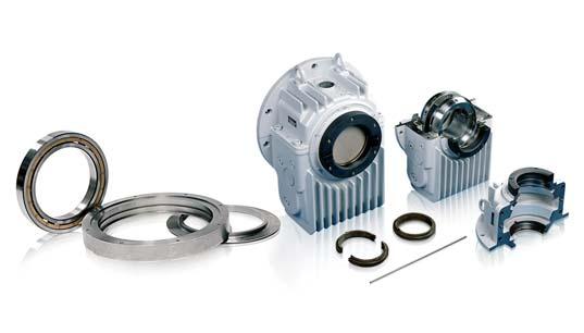 The right bearings are chosen based on the power and speed of the motor.
