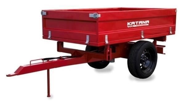 height of trailer's box Mounted on a 3-point hitch cat.