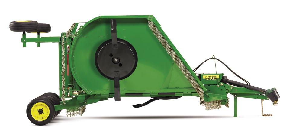 Stump jumpers protect blades from stumps, rocks and other obstacles to increase drivetain reliability. The narrow but very strong cast hitch allows a very tight turning radius.