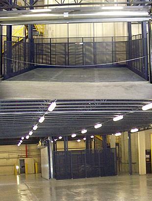 Boat Mold Lift Custom Pflow lift helps Sea Ray Boats create 9,600 sq ft of storage within existing building at Palm Coast Florida facility Features and Benefits Important component of retrofit design