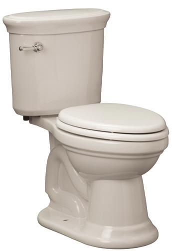 28 gpf HET, High efficiency toilet EPA WaterSense certified Uses 20% less water than standard low-consumption toilets ADA-compliant 16" high bowl Comes with MIRTSSC200 easy-close seat and cover 12"