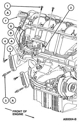 Page 1 of 6 Section 03-01C: Engine 3.4L SHO 1999 Taurus/Sable Workshop Manual IN-VEHICLE SERVICE Procedure revision date: 06/25/1998 Intake Manifold Upper Removal 1.