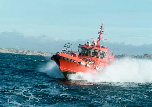 Features and benefits When time is tight A service vessel on its way to repair a malfunctioning wind power station, a marine ambulance racing to assist at the scene of an accident, or a coast guard