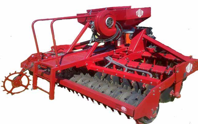 Tulip Polymat Compact 8 The Polymat Compact 8 is an air seeder that can be attached to a Multidisc and enable these already versitile machines to also be used as a seeder increasing the value and