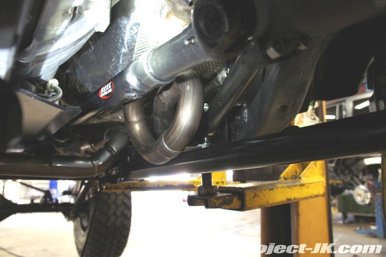 2012 or Newer: Exhaust modifications required on front exhaust loop. Custom exhaust fabrication or below required.