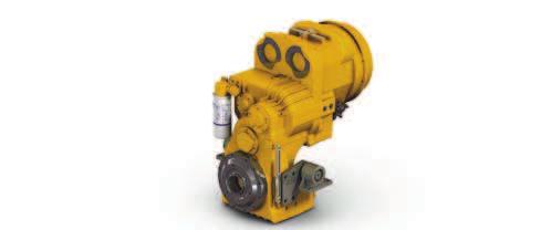 One camshaft- driven high pressure pump deliver the fuel to the rail and then further on via high-pressure pipes to the electro-hydraulically operated fuel injectors.