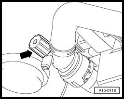 Cooling system components, removing and installing (Page 19-16)