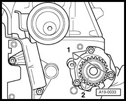 Cooling system components, removing and installing (Page 19-22) Notes: Always replace seals and gaskets. The lower part of the toothed belt guard need not be removed.
