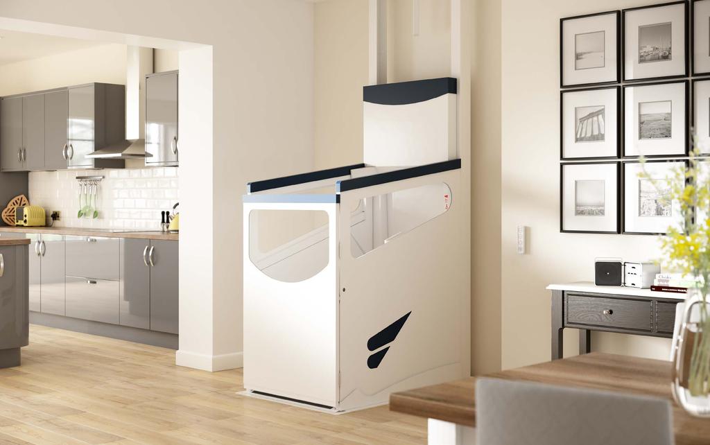 The Stratum S Imagine the convenience and luxury of a lift in your own home. A lift that takes up surprisingly little space and that makes life so much easier from the moment it s installed.