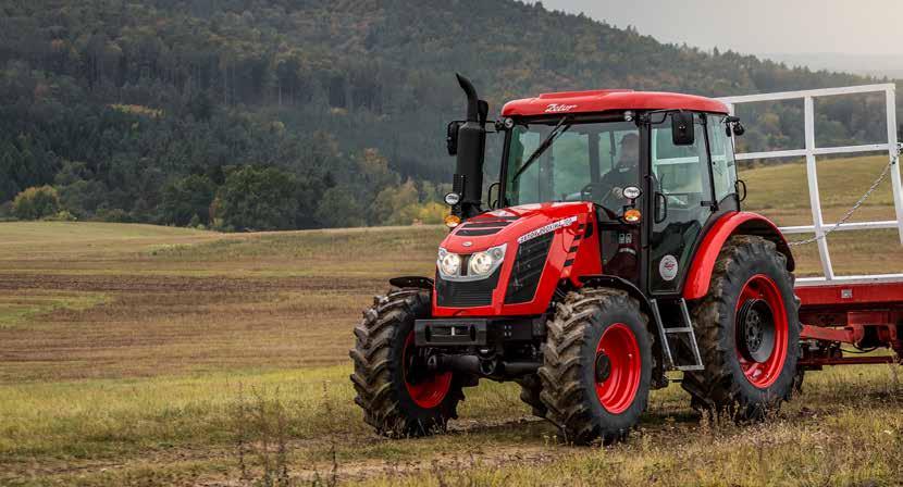 Proxima tractors are universal farm tractors specifically designed for working with agricultural implements, industrial aggregates and for agricultural transport.
