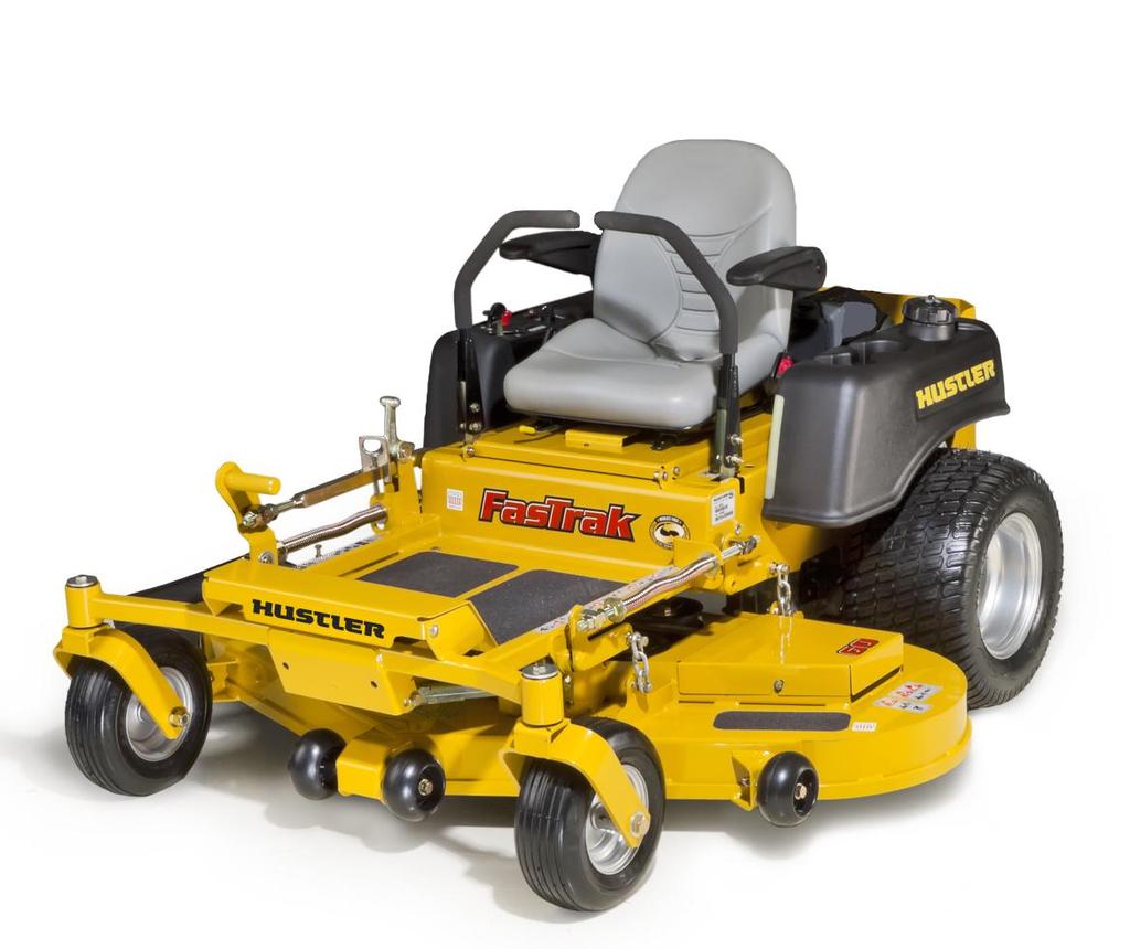 Models Available FasTrak, FS 651 Kawasaki / 48" 48 Cutting Width side discharge with mulch kit The Hustler FasTrak has all the strength, durability and power needed for commercial use.